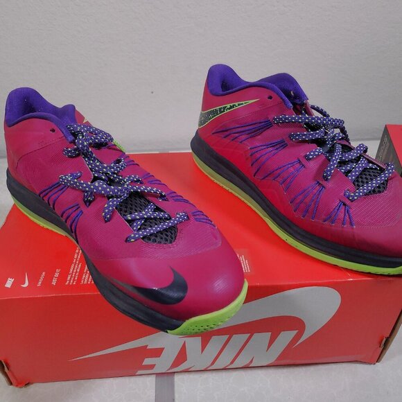 Size 11.5 - Nike Air Max LeBron 10 Low LeBroncurial Beautiful Vibrant Colors - Picture 6 of 9
